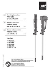 LUTZ B2 PP 32-L SL Manual De Instrucciones