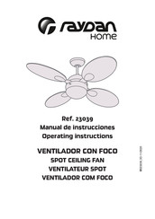 Raydan Home 23039 Manual De Instrucciones