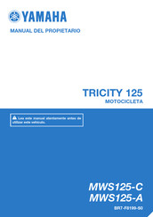 Yamaha TRICITY 125 Manual Del Propietário