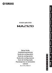 Yamaha MA2120 Manual Del Usaurio