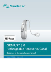 Miracle-Ear GENIUS 3.0 Manual De Usuario