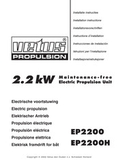 Vetus PROPULSION EP2200H Instrucciones De Instalación