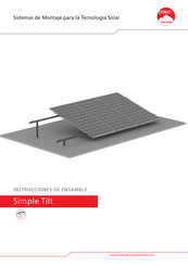 Everest Solar Systems Simple Tilt Instrucciones De Ensamble