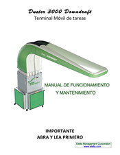 etelta Duster 3000 Downdraft Manual De Funcionamiento Y Mantenimiento