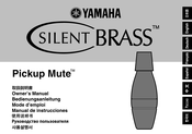 Yamaha Silent Brass Pickup Mute PM9 Manual De Instrucciones