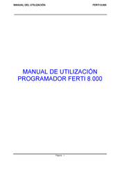 Maher FERTI 8.000 Manual De Utilización