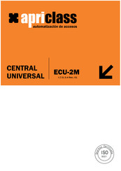 Apriclass CENTRAL UNIVERSAL ECU-2M Manual Del Usuario