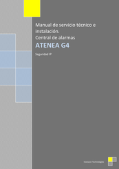 Invescon Technologies ATENEA G4 Manual De Servicio Técnico E Instalación