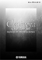 Yamaha CLAVINOVA CVP-209 Manual De Instrucciones