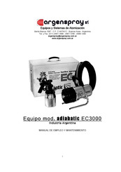 ARGENSPRAY adiabatic EC3000 Manual De Empleo Y Mantenimiento