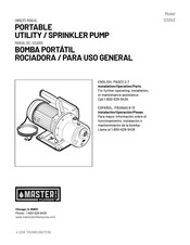 Master Plumber 123343 Manual Del Usuario