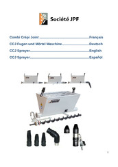 Société JPF CCJ Sprayer Manual Del Usuario