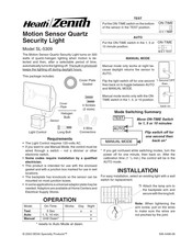 DESA Specialty Products Heath Zenith SL-5309 Manual Del Usuario