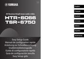 Yamaha TSR-6750 Guía De Configuración Sencilla