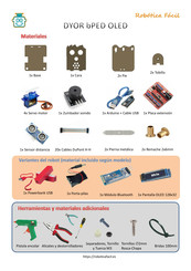 Robotica Facil DYOR bPED OLED Manual Del Usuario