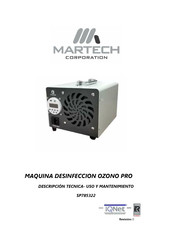 Martech SP785322 Descripción Tecnica - Uso Y Mantenimiento