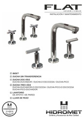 Hidromet FLAT CRUZ Manual De Instalación Y Mantenimiento