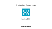 MUMA DEKO Instructivo De Armado