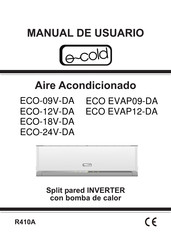 E-Cold ECO EVAP12-DA Manual De Usuario