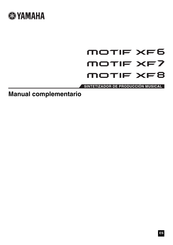 Yamaha MOTIF XF6 Manual Complementario