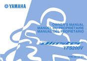 Yamaha Blaster EFS200V Manual Del Propietário