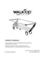 WalkTop Fitneff Treadmil Desk Manual Del Propietário