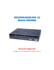 Cantv DVB-S2 KHDS866 Manual De Configuración