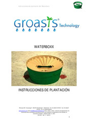 Groasis WATERBOXX Instrucciones De Plantación