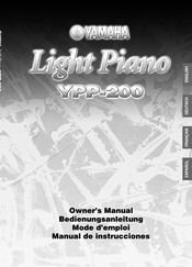 Yamaha YPP-200 Manual De Instrucciones