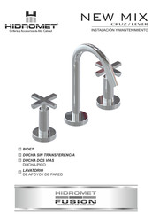 Hidromet NEW MIX LEVER Instalación Y Mantenimiento