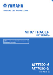 Yamaha MT-07 Manual Del Propietário