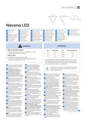 Navona LED GE2026-6714 Guia De Inicio Rapido