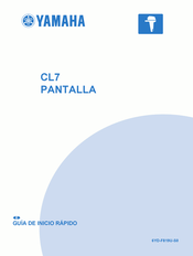 Yamaha CL7 Guia De Inicio Rapido