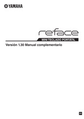 Yamaha reface YC Manual De Instrucciones