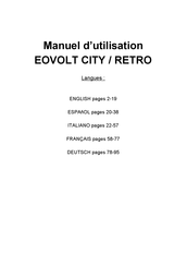 EOVOLT CITY Manual Del Usuario