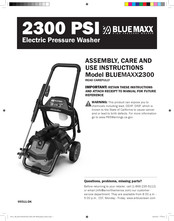 BLUE MAXX 2300 Instrucciones De Uso, Cuidado Y Mantenimiento