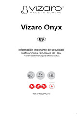 vizaro Onyx Instrucciones Generales De Uso