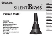 Yamaha SILENT Brass Pickup Mute Manual De Instrucciones