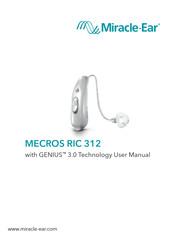 Miracle-Ear MECROS RIC 312 Manual Del Usuario