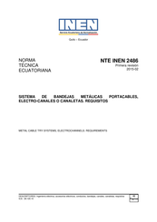 NTE INEN 2486 Manual Del Usuario