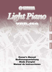 Yamaha Light Piano YPP-100 Manual De Instrucciones