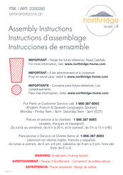 Northridge Home 2000285 Instrucciones De Ensamblaje