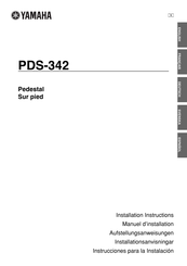 Yamaha PDS-342 Instrucciones Para La Instalación