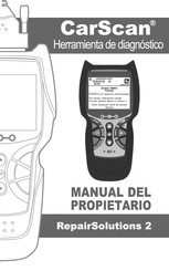 CarScan RepairSolutions 2 Manual Del Propietário