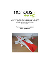 Nanous Aircraft Extra 260 Nano Manual De Ensamble