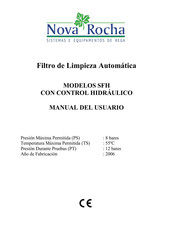 Filternox SFH 1014 Manual Del Usuario