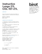 birot COL-107-31 Instructivo