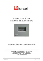 Llenari MPS XTRA Serie Manual Para El Instalador