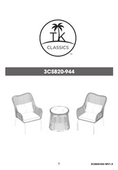 TK Classics 3CS820-944 Guia De Inicio Rapido