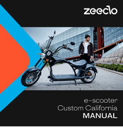 Zeeclo Custom California Manual